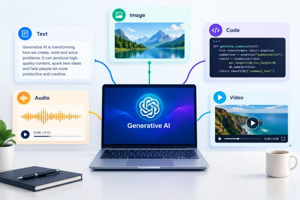 What Is Generative AI? How It Works & Uses