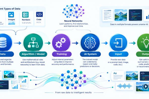 How Does Artificial Intelligence Work? A Beginner-Friendly Explanation
