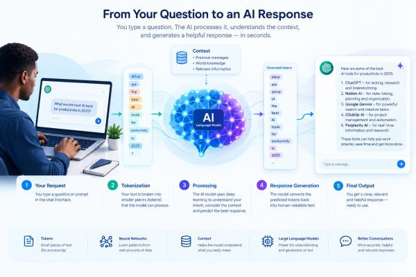 How Do AI Chatbots Like ChatGPT Actually Work? A Beginner’s Guide